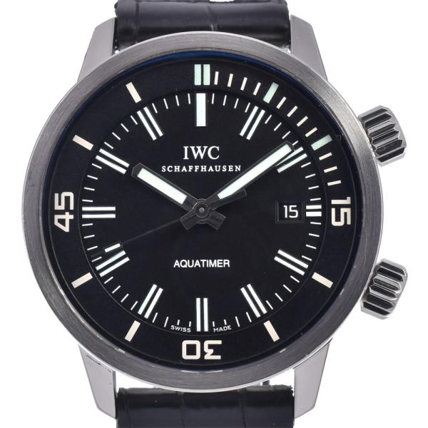 IWC IWC SCHAFFHAUSEN IW323101 アクアタイマー インナー回転ベゼル ブラ...