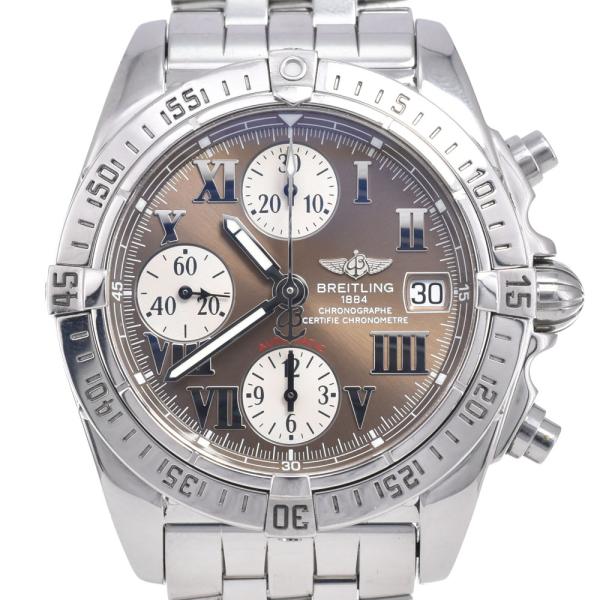 ブライトリング BREITLING A13358 コックピット クロノグラフ ブラウン 自動巻き メ...