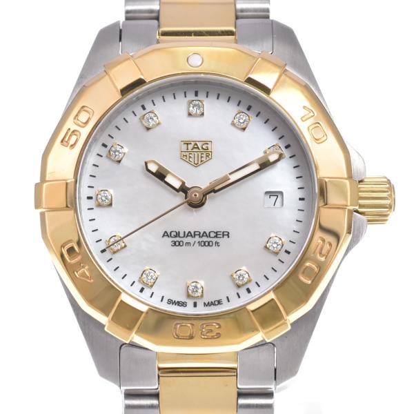 タグホイヤー TAG HEUER WBD1422 アクアレーサー 11P ダイヤモンド ホワイトシェ...