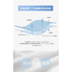 ボックスシーツ 防水 セミダブル おねしょシー...の詳細画像5