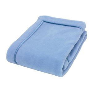 京都西川 毛布 メリノウール 天然繊維 ブルー 洗える シングル 140×200 WCO3070の商品画像