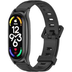 MIJOBS Xiaomi Mi Band 7 Mi Band 8 替えバンド シャオミバンド 6 シリカゲルス