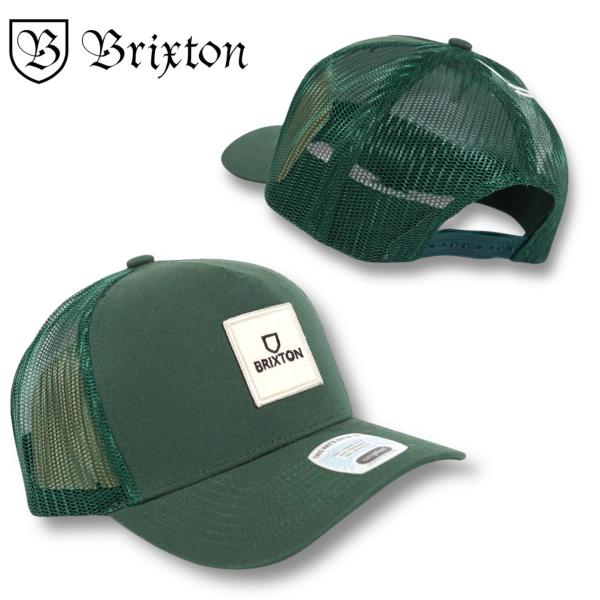 Brixton Alpha Block Trucker Hat Cap キャップ ブリクストン トラ...