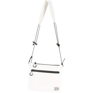 キャプテンスタッグ CAPTAIN STAG サコッシュ カバン 防水 バッグ ターポリン ホワイト...