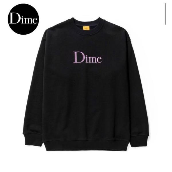 DIME Classic Logo Crewneck ブラック ダイム スウェット トレーナー ロゴ...