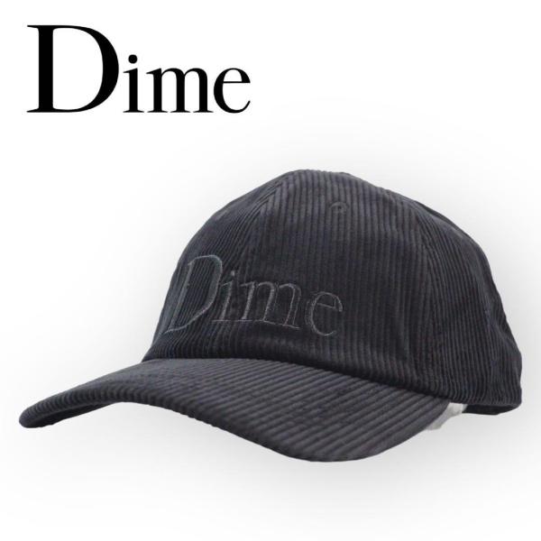DIME 3D Logo CD Cap ダイム ブラック コーデュロイ カーブキャップ 帽子 海外 ...