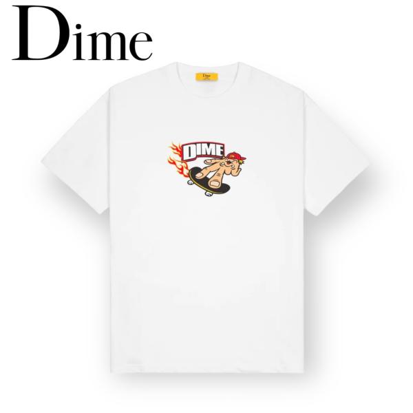 DIME MTL Decker Tシャツ ホワイト ダイム 白T 半袖 ユニセックス 送料無料 SK...