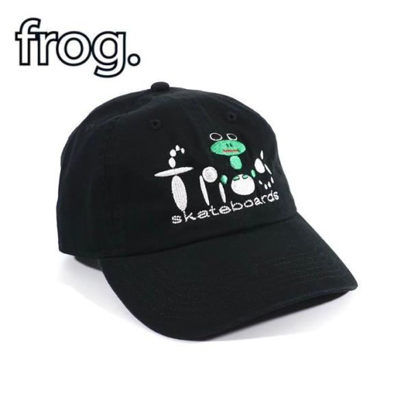 FROG SKATEBOARDS Brain キャップ　ブラック 帽子 フロッグスケートボード 送料...