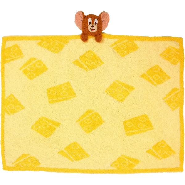 トムとジェリー ジェリー ブランケット ひざ掛け 丸眞 マスコット付きブランケット ロールアップグレ...