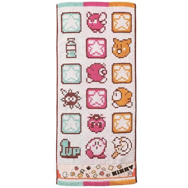 星のカービィ フェイスタオル クラシック 任天堂 キャラクター 34×80cm 丸眞 綿100％ ロ...