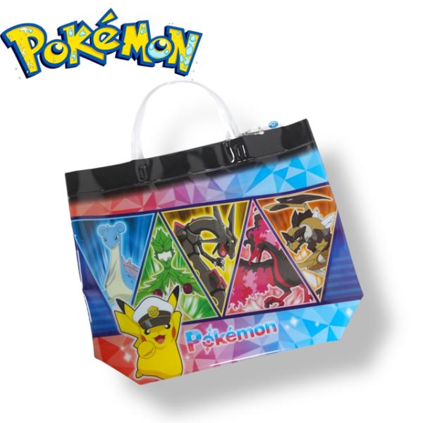 Pokemon  ポケモン プールバッグ 男の子 女の子 ビーチバッグ スイムバッグ ピカチュウ ビ...