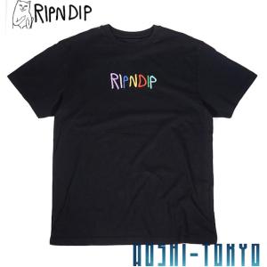 RIPNDIP EMB ロゴ Tシャツ リップンディップ 送料無料 海外モデル 猫 SK8 ストリート 輸入品｜aoshi