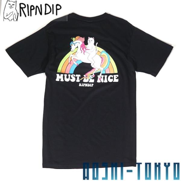 RIPNDIP My Little Nerm Tシャツ リップンディップ 送料無料 黒 ユニセックス...