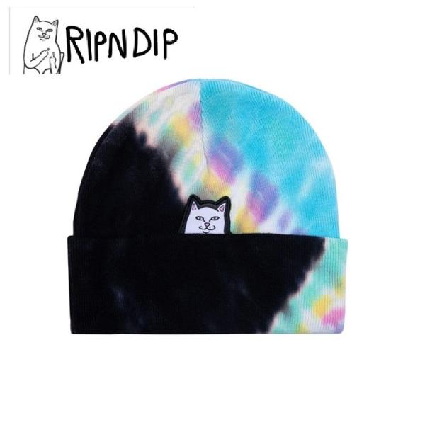 RIPNDIP Nermal タイダイ　ビーニー ニットキャップ リップンディップ 新作 海外 送料...