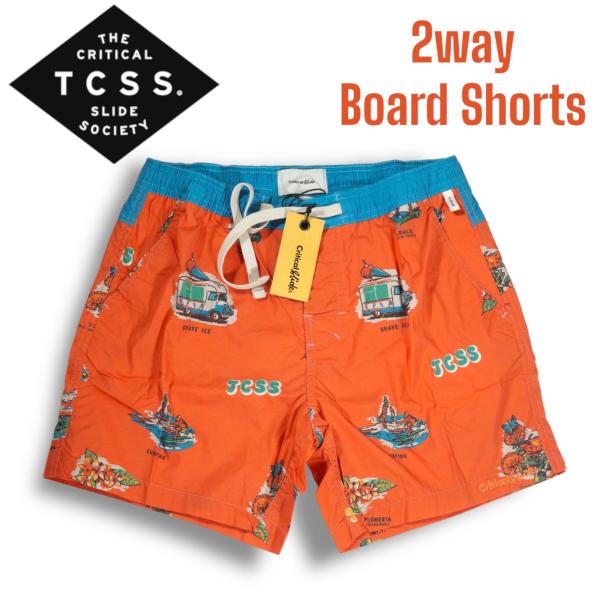 TCSS VACAY 2way Board Shorts  ボードショーツ ボタニカル CRITIC...