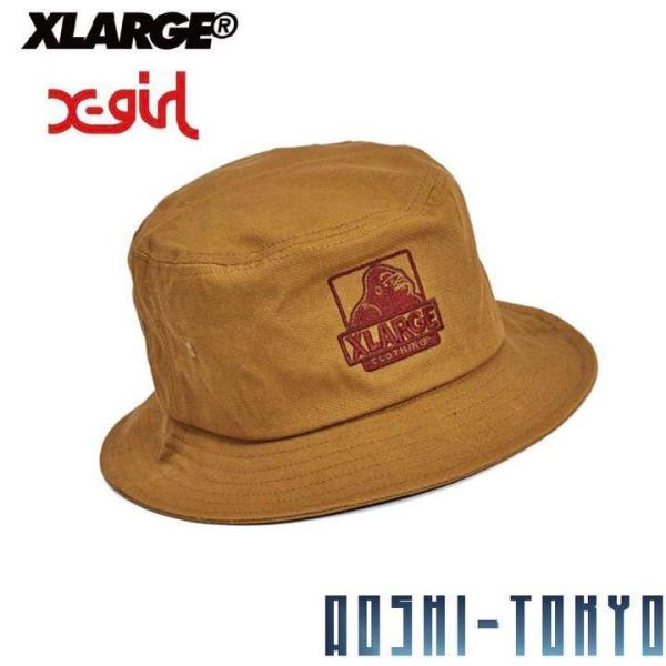 X-LARGE 91 ロゴ　バゲットハット　ブラウン エクストララージ 海外限定 日本未発売 送料無...