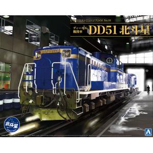 【静岡ホビーショー50％OFF大特価】ディーゼル機関車 DD51 北斗星 1/45 トレインミュージアムOJ No.1 プラモデル｜aoshima-bk