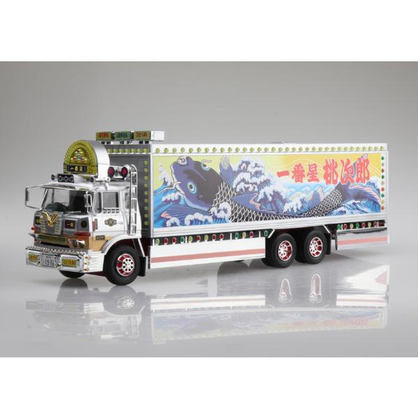 アオシマ 1/32 RCトラック野郎 No.03 一番星 望郷一番星 完成品