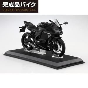 [予約2024年9月再生産予定]KAWASAKI Ninja ZX-25R (メタリックスパークブラック) 1/12 完成品バイク 完成品｜aoshima-bk