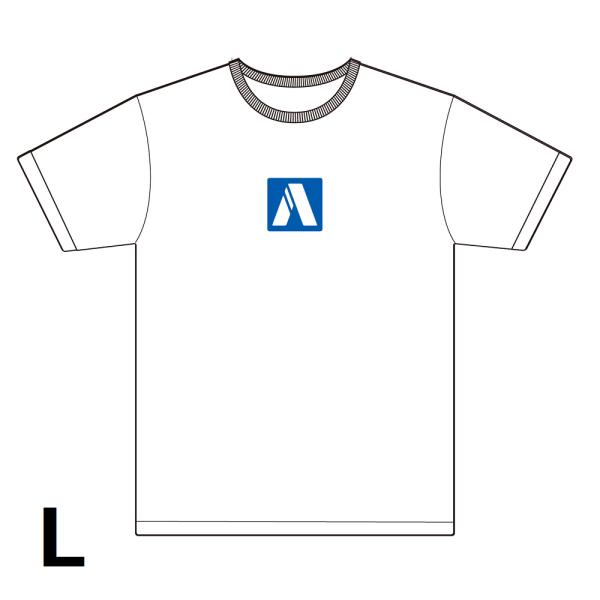 [アオシマ通販限定]アオシマTシャツ(Aロゴ) ホワイト L