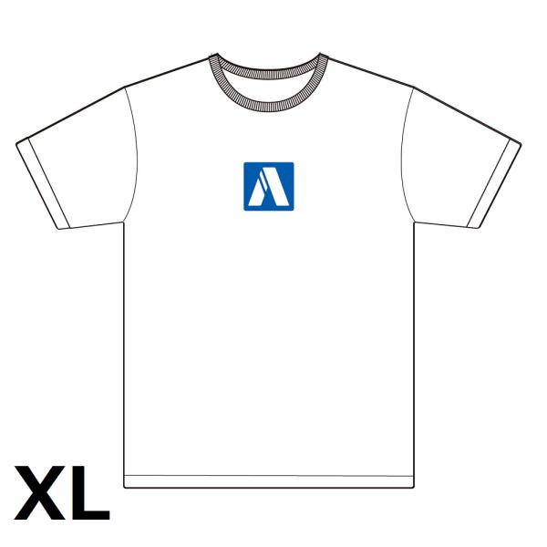 [アオシマ通販限定]アオシマTシャツ(Aロゴ) ホワイト XL