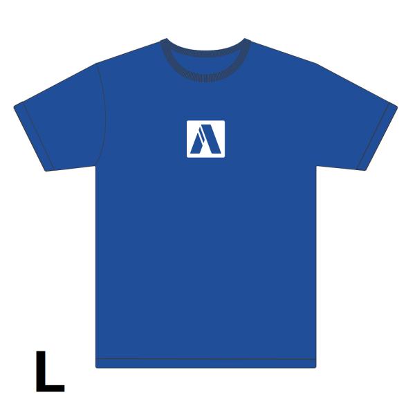 [アオシマ通販限定]アオシマTシャツ(Aロゴ) ブルー L