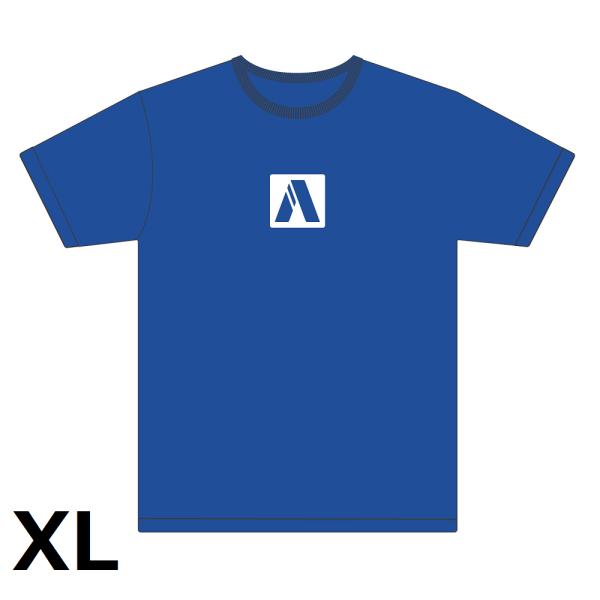 [アオシマ通販限定]アオシマTシャツ(Aロゴ) ブルー XL