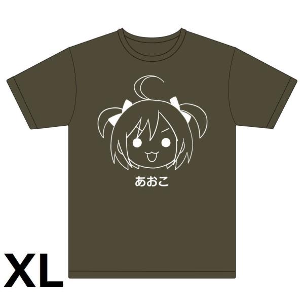 [アオシマ通販限定]あおこグラフィックTシャツ アーミーグリーンXL