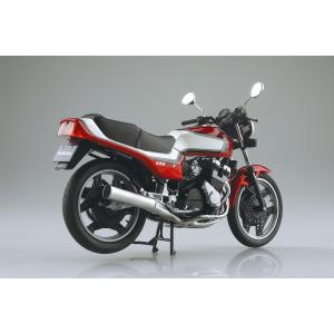 HONDA CBX400F 12分の1 完成品バイク　キャンディアラモアナレッド 青島文化教材社 スカイネット 1/12 ホンダ CBX400F キャンディ