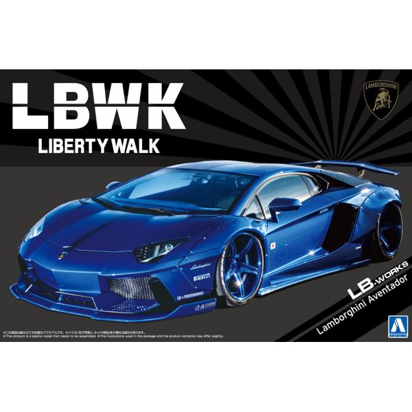 アオシマ 1/24 リバティーウォーク No.18 LBワークス ランボルギーニ アヴェンタドール ...