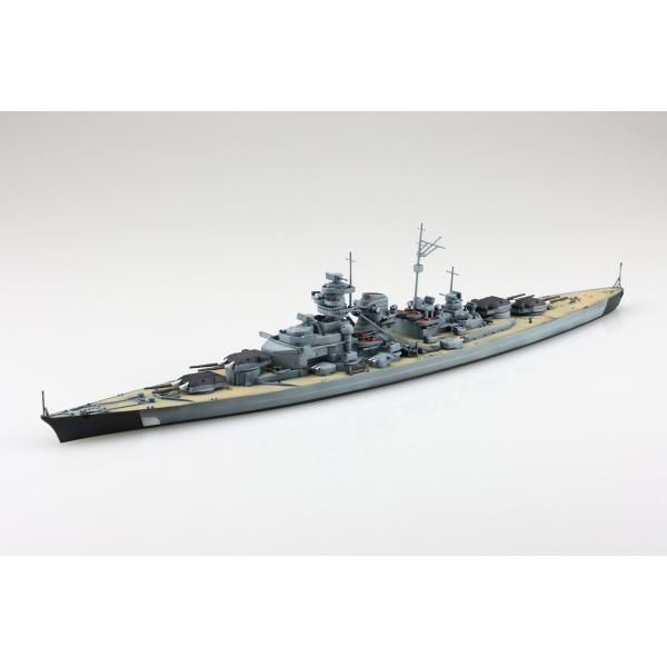 アオシマ 1/700 ウォーターライン No.618 ドイツ海軍 戦艦 ビスマルク プラモデル[予約...