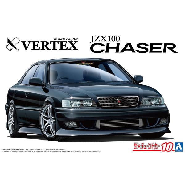 爆買 アオシマ ザ・チューンドカー No.10 1/24 VERTEX JZX100 チェイサー ツ...