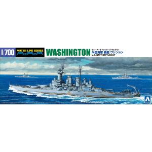 [予約2024年8月発送予定]米国海軍 戦艦 ワシントン 1/700 ウォーターライン No.612...