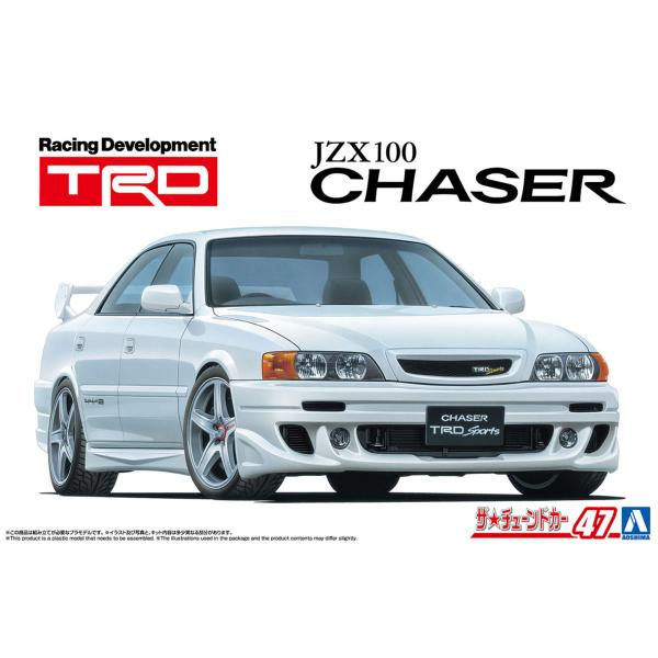 爆買 アオシマ ザ・チューンドカー No.47 1/24 TRD JZX100 チェイサー '98 ...