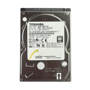 中古 TOSHIBA MQ01ABD100 2.5インチHDD(9.5mm) 1TB SATA600 5400rpm 電源投入回数3013回 使用時間2922時間