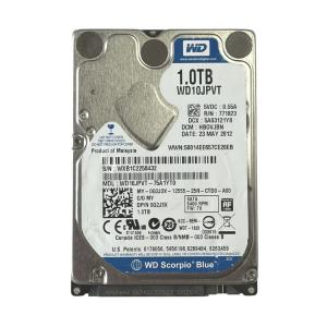 中古 Western Digital WD10JPVT 2.5インチHDD(9.5mm) 1TB SATA300 5400rpm 電源投入回数351回 使用時間761時間
