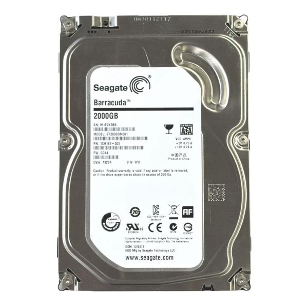 中古 Seagate ST2000DM001 3.5インチHDD 2TB SATA600 7200r...