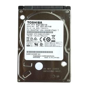中古 TOSHIBA MQ01ABD100 2.5インチHDD(9.5mm) 1TB SATA300 5400rpm 電源投入回数588回 使用時間534時間
