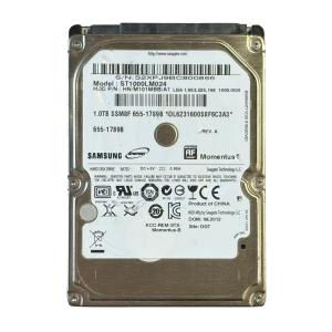 中古 SAMSUNG ST1000LM024 2.5インチHDD(9.5mm) 1TB SATA300 5400rpm 電源投入回数2304回 使用時間63時間
