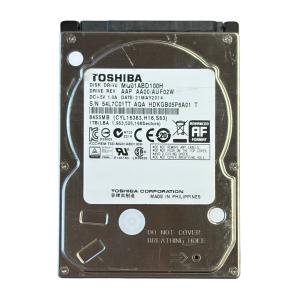 中古 TOSHIBA MQ01ABD100H 2.5インチHDD(9.5mm) 1TB SATA600 5400rpm 電源投入回数6805回 使用時間2152時間