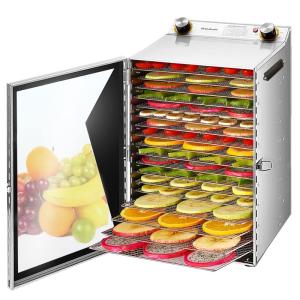 Shengocase食品乾燥機 18層 大容量 フードドライヤー 業務用 ステンレス鋼製 食品脱水機 野菜 フード乾燥 30-90℃ 0-1の商品画像