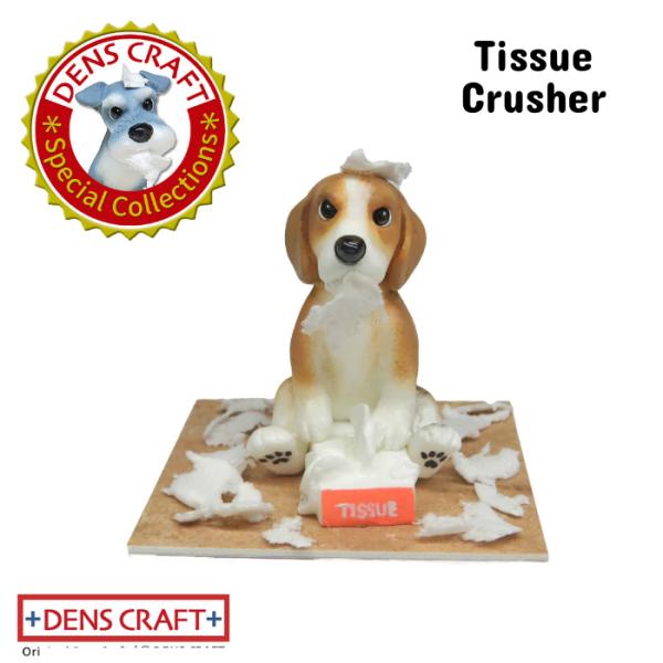 ハンドメイド フィギュア ビーグル DENSCRAFT Dog@CUBE スペシャルコレクションシリ...