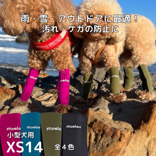 moelani XS14 Newパーフェクトドッグ レッグカバー 足の保護 傷口保護 舐め防止 汚れ...