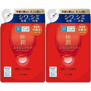 2セット 肌ラボ 極潤 薬用ハリ化粧水 エイジングケア つめかえ用 170ml 1262-2｜青山マーケットストア