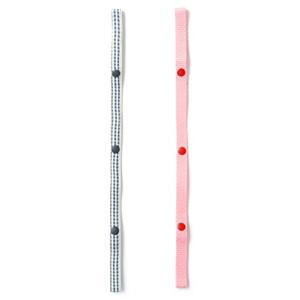 ベビーホッパー トイ ストラップ/グレーギンガム&ピンク BCBH00103