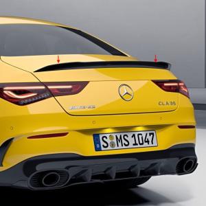 メルセデスベンツ AMG　CLA35 純正マフラーエンド C118 CLA AMG CLA35車用 左右4本出しマフラーエンド＆カバーset 社外品