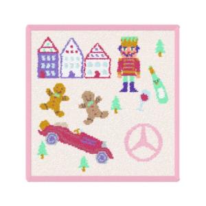 Mercedes-Benz × フェイラー ハンカチ ドイツ ライトピンク