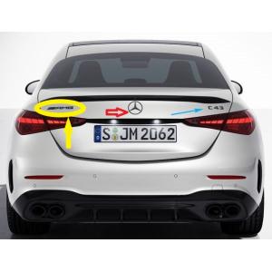 純正 W206 セダン用 AMG C43 リアスターエンブレム (ブラック