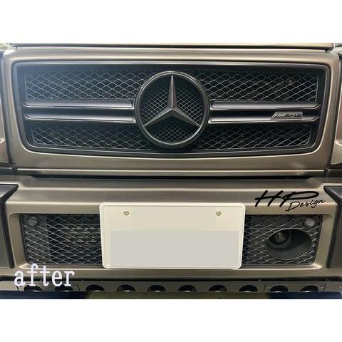 HP design製 W463 ゲレンデ AMG G63用 高さ変更 ナンバー台