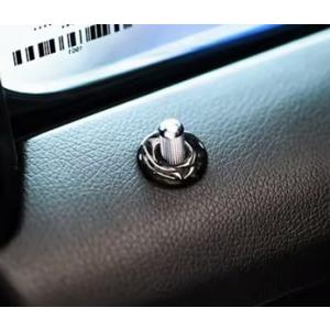 W465 / W463A ドライ カーボン ドアロックピンフレーム 4pcs 貼り付けタイプ